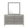 New Classic 00-3365G-DM New Classic 00-3365G-DM Huxley - Dresser & Mirror - Gray
