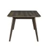 New Classic 40-1078-D6C New Classic 40-1078-D6C Rex - Rectangle Dining Table & 6 Open Back Chairs - Dark Brown