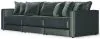 Jackson Furniture Industries 2245/36/31/37-35 Remington - 3 Piece Modular Sofa - Pine