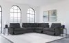 Coaster Fine Furniture 609530P-SETA Collins - 7 Piece Modular Power Reclining Sectional - Dark Gray