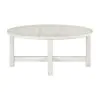 Liberty Furniture 142-OT1011 Backroads - Round Cocktail Table - Weathered White & Parchment Brown