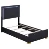 Coaster Fine Furniture 222831TB1 Marceline - Twin Headboard, Footboard & Slats, Box 1 of 2 - Black