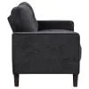 Coaster Fine Furniture 509982 Bowen II - Fabric Upholstered Track Arm Loveseat - Steel Gray