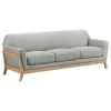 Coaster Fine Furniture 511071 Vaughn - Fabric Upholstered Flared Arm Sofa - Gray
