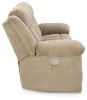 Ashley Furniture 6930515 Tip-Off - Power Reclining Sofa With Adj Headrest - Wheat