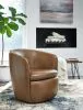 Ashley Furniture A3000700 Kierreys - Swivel Chair - Caramel