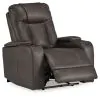 Ashley Furniture 6620513 Feazada - Power Recliner With Adj Headrest - Shadow