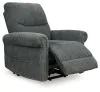 Ashley Furniture 1790312 Aureta - Power Lift Recliner - Charcoal