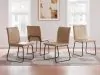 Ashley Furniture D446/15/02 Pharwynn - 5 Pc. - Dining Room Table, 4 Side Chair - Black