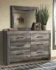 Ashley Furniture B440/31/36/72/97 Ashley Furniture B440/31/36/72/97 Wynnlow - 4 Pc. - Dresser, Mirror, King Panel Bed - Gray