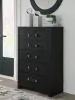 Ashley Furniture PCB1115-46 Ashley Furniture PCB1115-46 Maeling - Five Drawer Chest - Black