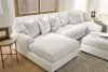 Ashley Furniture PC66906S8 Ashley Furniture PC66906S8 Misty-Lakes - 4-Piece Double Chaise Sectional - Chalk