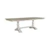 Liberty Furniture 661W-CD-TRS Whitney - Trestle Table - Antique Linen / Weathered Gray