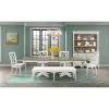 Riverside Furniture 59359 Myra - Upholstered Dining Bench - Paperwhite