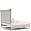Riverside Furniture 37580-37583-37576 Laguna - King Storage Bed - Beige