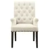 CoasterElevations 107283 Alana - Fabric Upholstered Arm Dining Chair - Beige