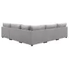 CoasterElevations 551511-S5A Cambria - Upholstered 5 Piece Modular Sectional Sofa - Gray