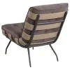 Coaster Fine Furniture 907503 Aloma - Upholstered Tufted Armless Accent Chair - Brown