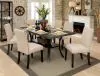Furniture of America CM3323T-TABLE Kaitlin - Dining Table - Light Walnut / Beige