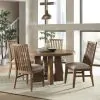 Intercon LM-CH-1189C-WOA-RTA Landmark - Slat Chair - Weathered Oak