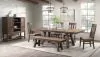 Intercon TR-TA-4296-DWS-SET Transitions - Trestle Dining Table - Driftwood / Sable