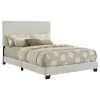 Coaster Fine Furniture 300852F Dorian - Fabric Upholstered Full Panel Bed - Cream