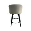 Intercon BS-BS-130C-CHM-C24 Metal Base Barstools - Barstool With Barrel Seat - Champagne