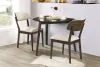 New Classic 40-D1078-D2C Rex - Guitar Pick Corner Table With 2 Chairs - Dark Brown
