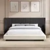 ACME BD04242Q Clayten - Queen Bed - Beige / Espresso