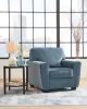 Ashley Furniture 40605/38/35/20/14 Ashley Furniture 40605/38/35/20/14 Cashton - 4 Pc. - Sofa, Loveseat, Chair, Ottoman - Blue