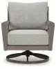 Ashley Furniture P564-821 Hillside Barn - Swivel Lounge W/ Cushion - Gray / Brown