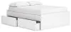 Ashley Furniture EB9630B13 Ashley Furniture EB9630B13 Onita - Full Platform Bed With 2 Side Storage - White