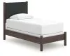 Ashley Furniture PCB2614B20 Ashley Furniture PCB2614B20 Pamytta - Twin Upholstered Panel Bed - Brown