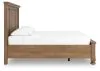 Ashley Furniture PCB779B12 Ashley Furniture PCB779B12 Feddinger - King Panel Storage Bed - Medium Brown