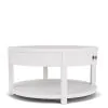 Riverside Furniture 30704 Rosalie - Round Cocktail Table - White