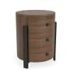 Riverside Furniture 46412 Riverside Furniture 46412 Nova - Chairside Table - Nouveau Walnut
