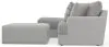 Jackson Furniture Industries 3480/75/42/28-18 Jackson Furniture Industries 3480/75/42/28-18 Titan - 2 Piece Sofa Chaise With Comfort Coil Seating, 45