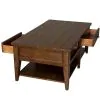 Liberty Furniture 210-OT-3PCS Lake House - 3 Piece Table Set (1 Cocktail 2 End Tables) - Rustic Brown