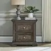 Liberty Furniture 361-BR61 Big Valley - 2 Drawer Nightstand With Charging Station - Brownstone