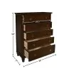 New Classic BB044C-070 New Classic BB044C-070 Tamarack - Chest - Brown Cherry