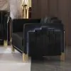 New Classic U2034-10-BLK Empire - Lighted Chair - Black