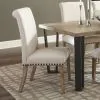 CoasterEssence 190152 Salem - Fabric Upholstered Dining Side Chair (Set of 2) - Beige