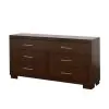 CoasterEssence 200713 Jessica - 6-Drawer Dresser - Cappuccino