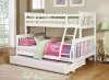 CoasterEveryday 460260 Chapman - Wood Twin Over Full Bunk Bed - White