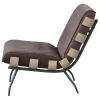 Coaster Fine Furniture 907503 Aloma - Upholstered Tufted Armless Accent Chair - Brown