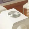 Furniture of America CM3825WH-RPT-TABLE Lodia - Round Counter Height Table - White