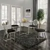 Furniture of America FOA3743PT-TABLE Abner - Counter Height Table - Silver