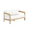 New Classic G5511-22-WHT Wesley - Patio Loveseat With Cushions - White