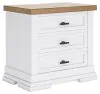 Benchcraft® B844/31/36/58/56S/94/93(2) Benchcraft® B844/31/36/58/56S/94/93(2) Ashbryn - 7 Pc. - Dresser, Mirror, California King Panel Storage Bed, 2 Nightstands - White / Natural