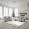 Intercon SY-LS-BWN61-GPH-C Baldwin - Loveseat With 2 Pillows - Dalton Graphite